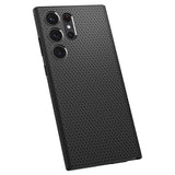 Spigen Samsung Galaxy S23 Ultra -suojakuori, Liquid Air, mattamusta