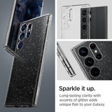 Spigen Samsung Galaxy S23 Ultra Kuori Liquid Crystal Glitter Crystal Quartz