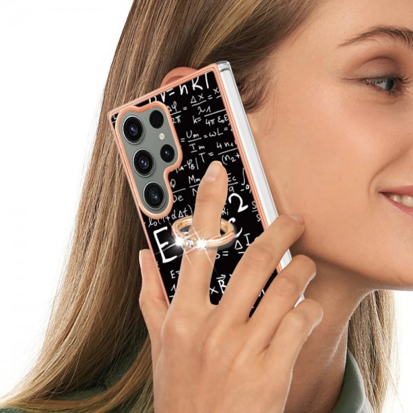 Samsung Galaxy S23 Ultra kuori sormuspidikkeellä, kuviot: yhtälöt