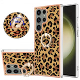 Samsung Galaxy S23 Ultra Kuori sormirenkaalla Leopardikuvio