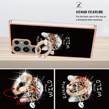 Samsung Galaxy S23 Ultra -suojakuori sormirenkaalla, kuvio: Release Your Little Wild