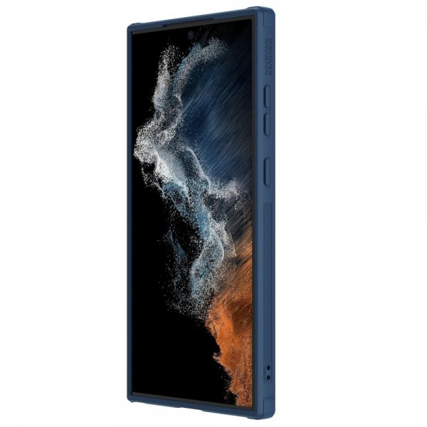 Nillkin Samsung Galaxy S23 Ultra Kuori tekstuureilla Sininen