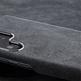Samsung Galaxy S23 Ultra Kuori Mokkanahka MagSafe Harmaa
