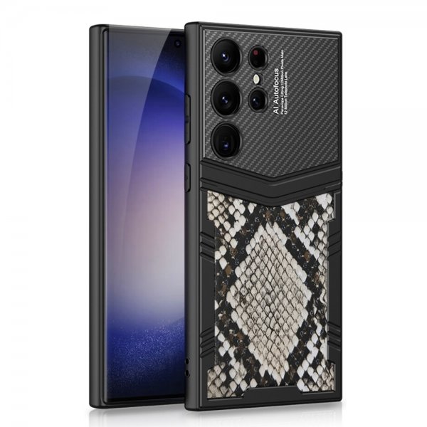 GKK Samsung Galaxy S23 Ultra Kuori Kuvio Käärme