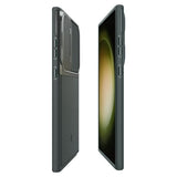Spigen Samsung Galaxy S23 Ultra -suojakuori Optik Armor Abyss Green