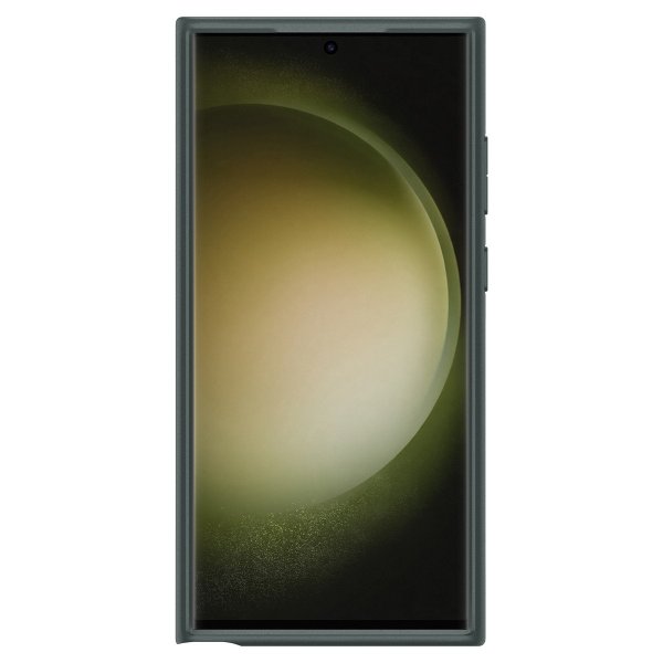 Spigen Samsung Galaxy S23 Ultra -suojakuori Optik Armor Abyss Green