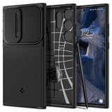 Spigen Samsung Galaxy S23 Ultra kuori Optik Armor musta