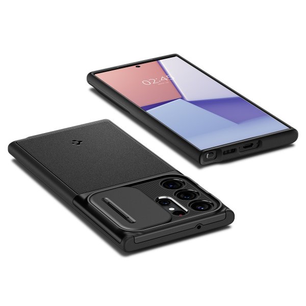 Spigen Samsung Galaxy S23 Ultra kuori Optik Armor musta