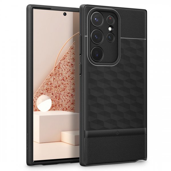 Caseology Samsung Galaxy S23 Ultra Kuori Parallax Matte Black