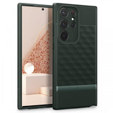 Caseology Samsung Galaxy S23 Ultra -suojakuori Parallax Midnight Green