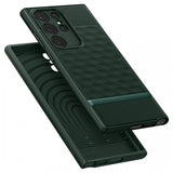 Caseology Samsung Galaxy S23 Ultra -suojakuori Parallax Midnight Green