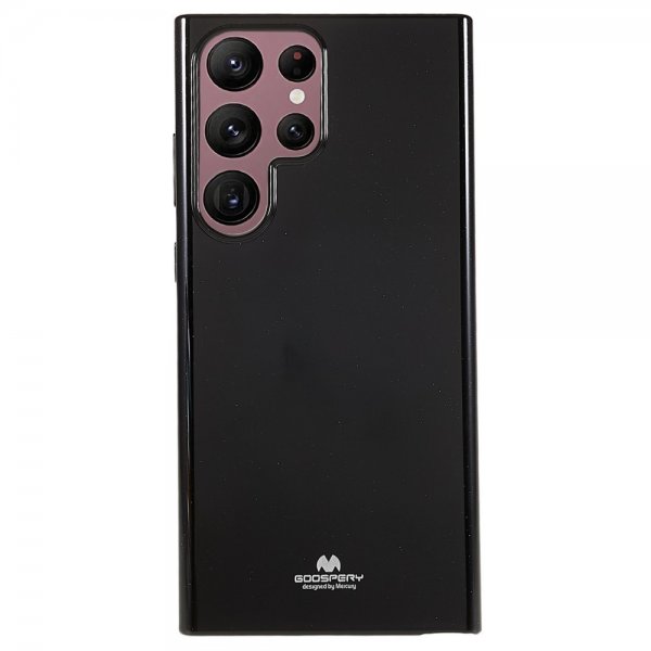 Samsung Galaxy S23 Ultra Kuori Pearl Jelly Musta