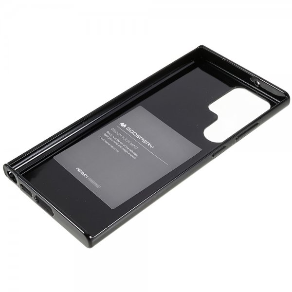 Samsung Galaxy S23 Ultra Kuori Pearl Jelly Musta
