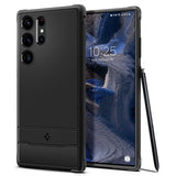 Spigen Samsung Galaxy S23 Ultra -suojakuori Rugged Armor Matte Black