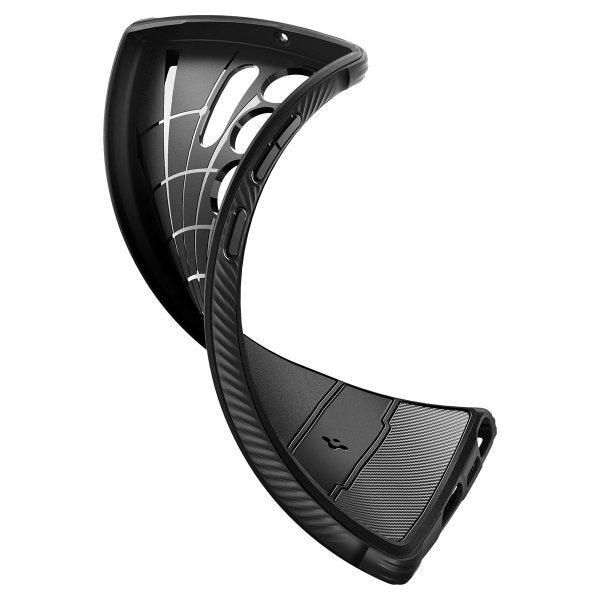 Spigen Samsung Galaxy S23 Ultra -suojakuori Rugged Armor Matte Black