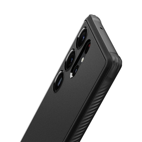 Spigen Samsung Galaxy S23 Ultra -suojakuori Rugged Armor Matte Black