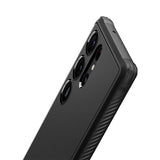 Spigen Samsung Galaxy S23 Ultra -suojakuori Rugged Armor Matte Black