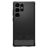 Spigen Samsung Galaxy S23 Ultra -suojakuori Rugged Armor Matte Black