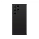 Xqisit Samsung Galaxy S23 Ultra Silikonikuori, musta