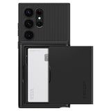 Spigen Samsung Galaxy S23 Ultra Kuori Slim Armor CS Musta