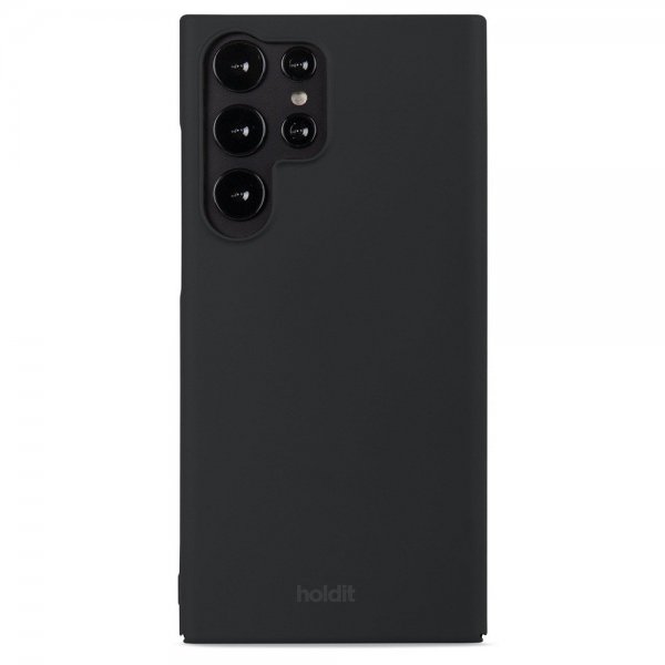 holdit Samsung Galaxy S23 Ultra Kuori Slim Case Musta