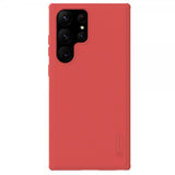 Nillkin Samsung Galaxy S23 Ultra Suojakuori Super Frosted Shield Pro Punainen