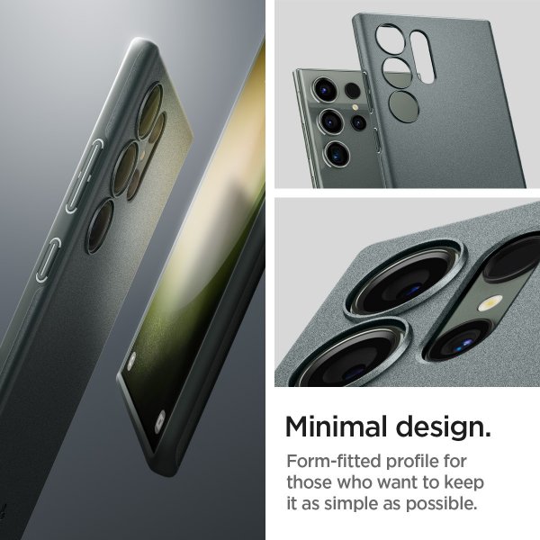 Spigen Samsung Galaxy S23 Ultra Kuori Thin Fit Abyss Green