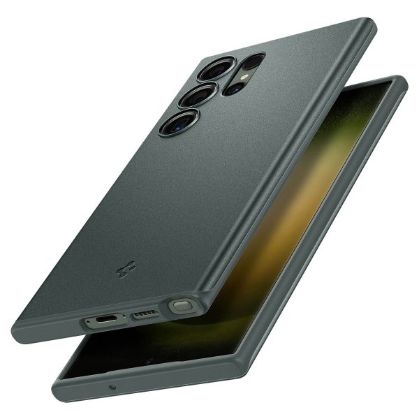 Spigen Samsung Galaxy S23 Ultra Kuori Thin Fit Abyss Green