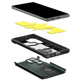 Spigen Samsung Galaxy S23 Ultra Tough Armor -kuori, Abyss Green