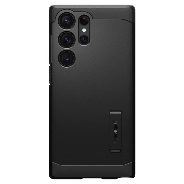 Spigen Samsung Galaxy S23 Ultra Tough Armor -suojakuori, musta