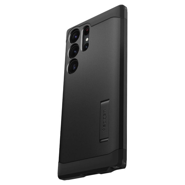 Spigen Samsung Galaxy S23 Ultra Tough Armor -suojakuori, musta