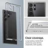 Spigen Samsung Galaxy S23 Ultra kuori Ultra Hybrid Crystal Clear