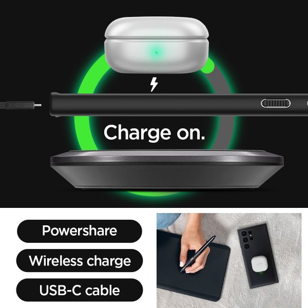Spigen Samsung Galaxy S23 Ultra Kuori Ultra Hybrid Matte Frost Black