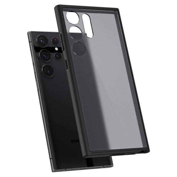 Spigen Samsung Galaxy S23 Ultra Kuori Ultra Hybrid Matte Frost Black