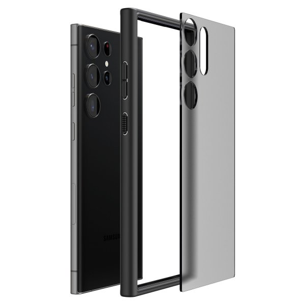 Spigen Samsung Galaxy S23 Ultra Kuori Ultra Hybrid Matte Frost Black