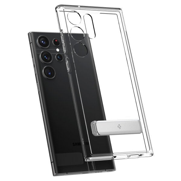 Spigen Samsung Galaxy S23 Ultra -suojakuori, Ultra Hybrid S Crystal Clear