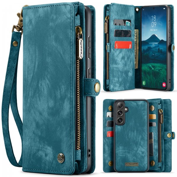 CaseMe Samsung Galaxy S24 FE -kotelo 008 Series Irrotettava kuori, sininen