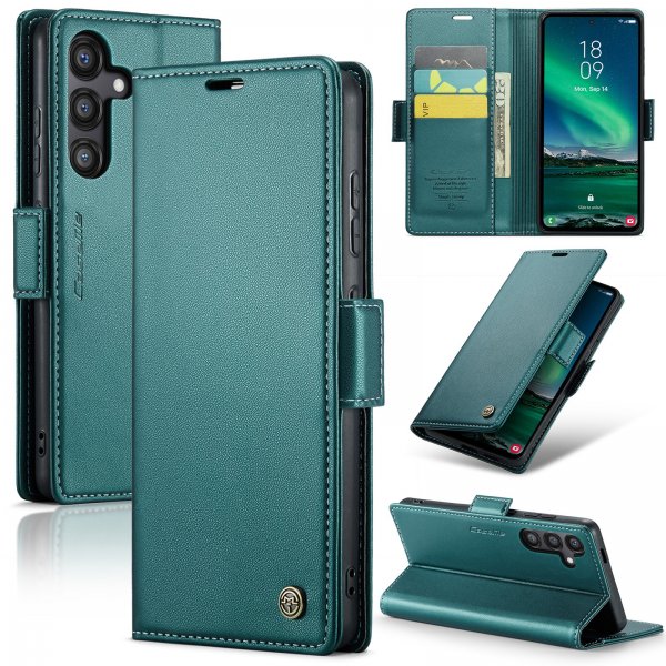 CaseMe Samsung Galaxy S24 FE Fodral 023-sarja Vihreä