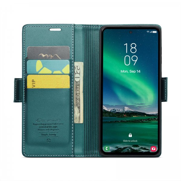 CaseMe Samsung Galaxy S24 FE Fodral 023-sarja Vihreä