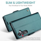 CaseMe Samsung Galaxy S24 FE Fodral 023-sarja Vihreä
