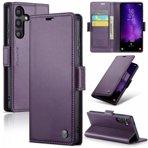 CaseMe Samsung Galaxy S24 FE Suojakuori 023 Series Violetti