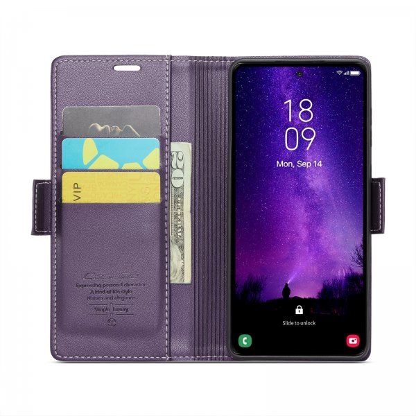 CaseMe Samsung Galaxy S24 FE Suojakuori 023 Series Violetti