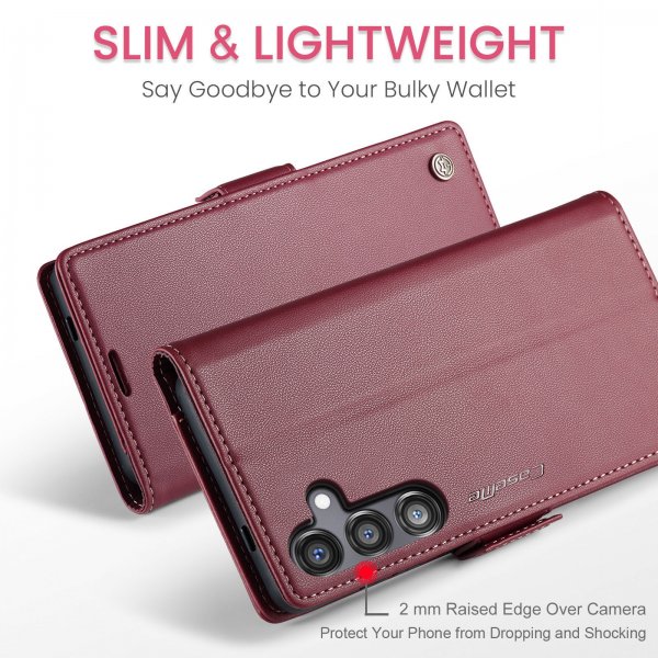CaseMe Samsung Galaxy S24 FE Kotelo 023 Series Punainen