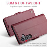 CaseMe Samsung Galaxy S24 FE Kotelo 023 Series Punainen