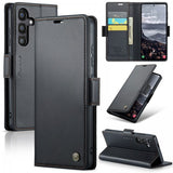 CaseMe Samsung Galaxy S24 FE Kotelo 023 Series Musta