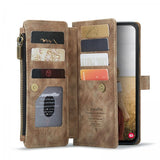 CaseMe Samsung Galaxy S24 FE C30 Series Kotelo, Ruskea