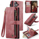 CaseMe Samsung Galaxy S24 FE -suojakotelo C30-sarja punainen
