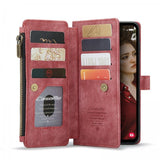 CaseMe Samsung Galaxy S24 FE -suojakotelo C30-sarja punainen