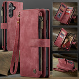 CaseMe Samsung Galaxy S24 FE -suojakotelo C30-sarja punainen