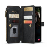 CaseMe Samsung Galaxy S24 FE Kotelo C30-sarja Musta